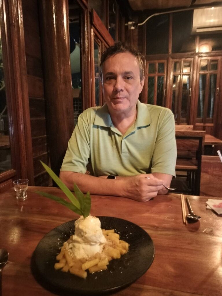 A traditional Thai restaurant dinner in Nakhon Ratchasima (Korat), Thailand