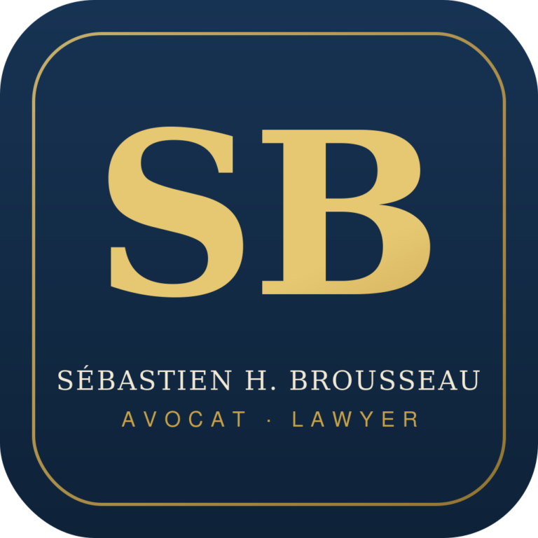Sébastien H. Brousseau, Avocat / Lawyer — logo